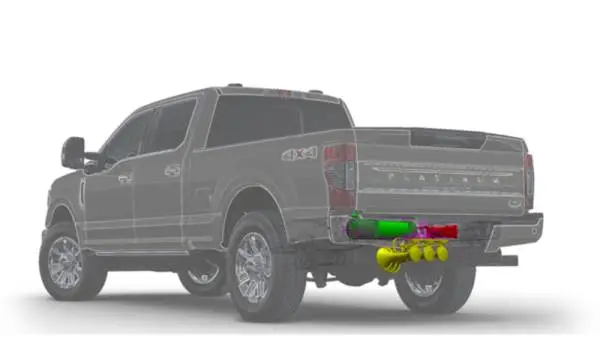 Kleinn 17-22 Ford F-250/ F-350 Onboard Air System w/ Model 730 Horns thumbnail 4
