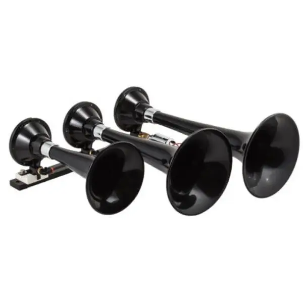 Kleinn Spare Tire Kit w/ Black Triple Horns/ 150 PSI Waterproof Air Compressor / 3.0 gal Air Tank thumbnail 3