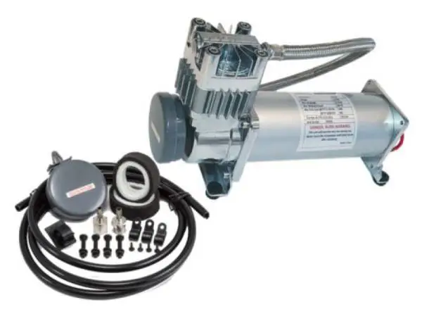 Kleinn Spare Tire Kit w/ Black Triple Horns/ 150 PSI Waterproof Air Compressor / 3.0 gal Air Tank thumbnail 3