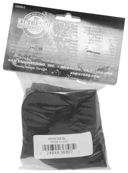 K&N Drycharger Air Filter Wrap 8-3/4in X 10-1/4in X 3in Black image 2