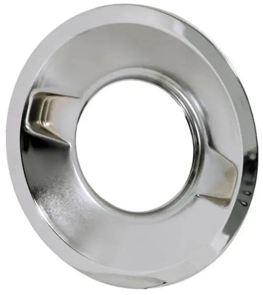 K&N BP 16in od 7-5/16 Flg 1in Drop Chromed Steel