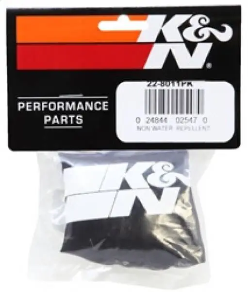 K&N PreCharger Air Filter Wrap Black Universal 4in. Height 4in. Inside Diameter image 5
