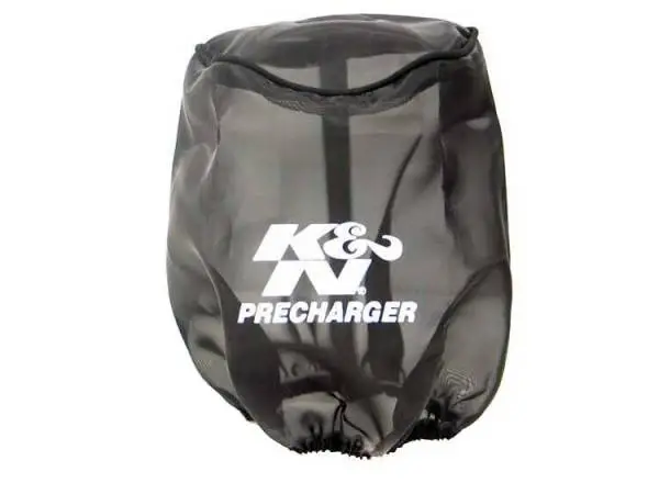 K&N PreCharger Tapered Air Filter Wrap Black 6in Height / 6in Diameter image 3