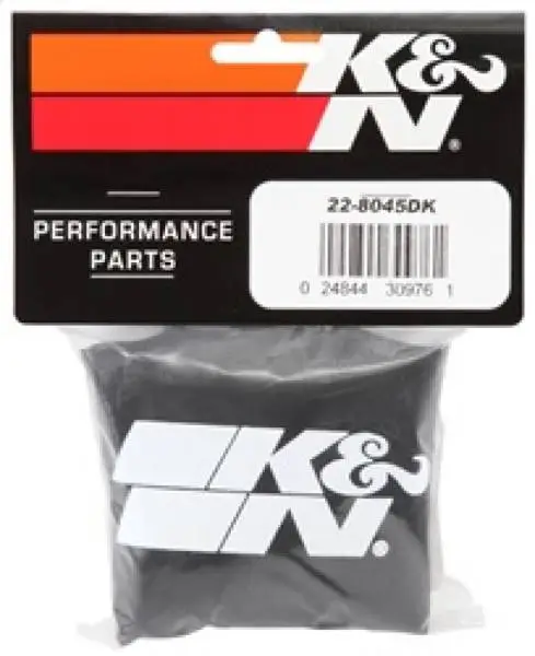 K&N 6in ID x 6inH Closed Top Black Drycharger Air Filter Wrap image 5