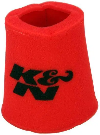 K&N Airforce Pre-Cleaner Round Tapered Red Air Filter Foam Wrap 6in Base ID x 5in Top ID x 9in H image 3