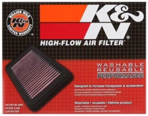 K&N 6.938in O/S L x 3.5 O/S W x.875in H Fiat/Lancia Replacement Air Filter image 12