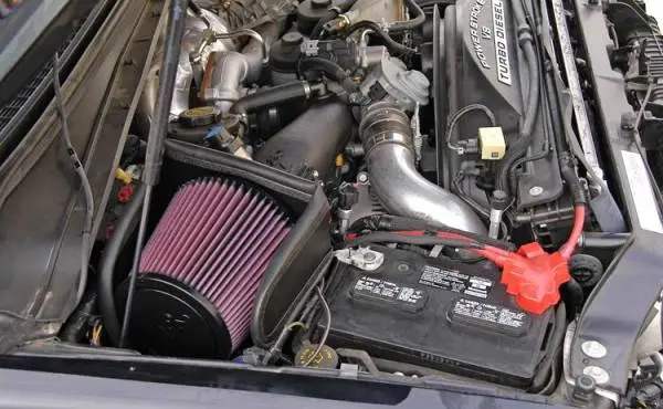 K&N 08-10 Ford F250/F350/F450/F550 6.4L-V8 Performance Intake Kit thumbnail 6