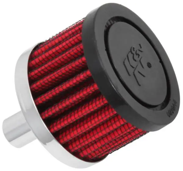 K&N Steel Base Crankcase Vent Filter .5in Vent OD x 2in OD x 1.5in Height image 2