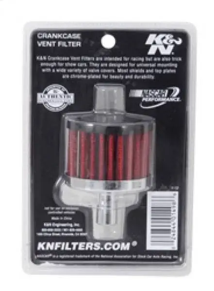 K&N Steel Base Crankcase Vent Filter .5in Vent OD x 2in OD x 1.5in Height image 8