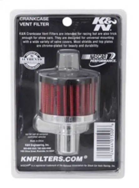 K&N Steel Base Crankcase Vent Filter .625in Vent OD x 2in OD x 1.5in Height image 8