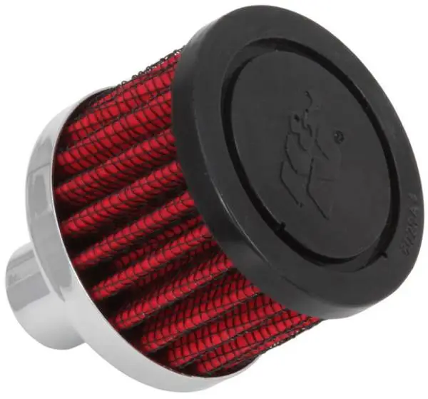 K&N Steel Base Crankcase Vent Filter .75in Vent OD x 2in OD x 1.5in Height image 2