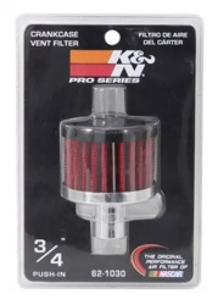 K&N Steel Base Crankcase Vent Filter .75in Vent OD x 2in OD x 1.5in Height image 9