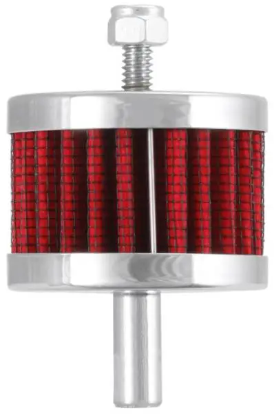 K&N Steel Base Crankcase Vent Filter 3/8in OD Tube  2in OD 1-1/2in Height image 4