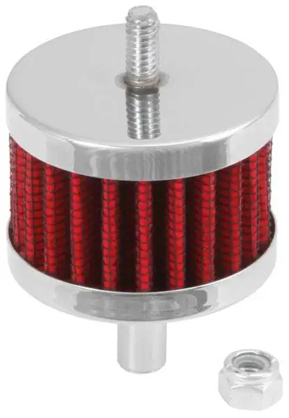 K&N Steel Base Crankcase Vent Filter 3/8in OD Tube  2in OD 1-1/2in Height image 6