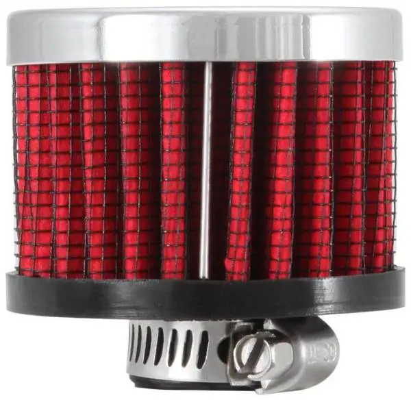 K&N Clamp On Rubber Base Crankcase Vent Filter 0.375in Flange ID x 2in OD x 1.5in Height image 6