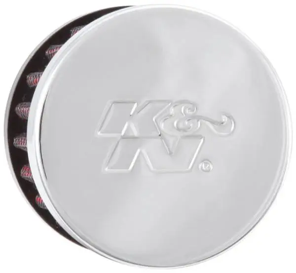 K&N Clamp On Rubber Base Crankcase Vent Filter 0.5in Flange ID 2in OD 1.5in Height image 13