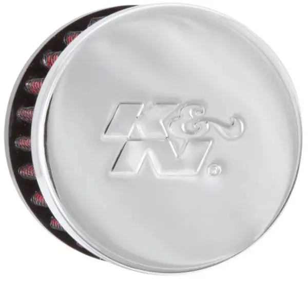 K&N 0.625 inch ID 2 inch OD 1.5 inch H Clamp On Crankcase Vent Filter thumbnail 5