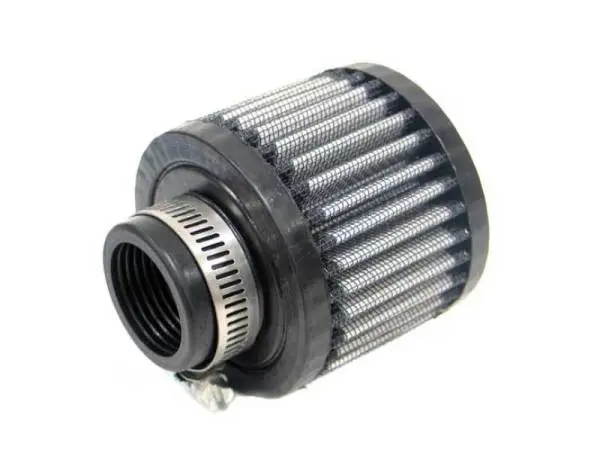 K&N 1.25in Flange ID x 3in OD x 2.5 inch H Rubber Base Crankcase Vent Filter image 2