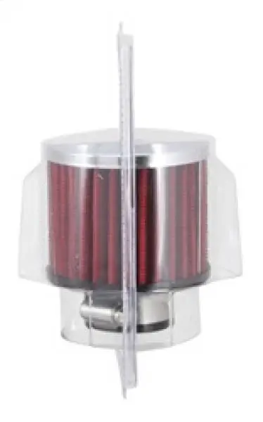 K&N 1.25in Flange ID x 3in OD x 2.5in H Rubber Base Crankcase Vent Filter image 10