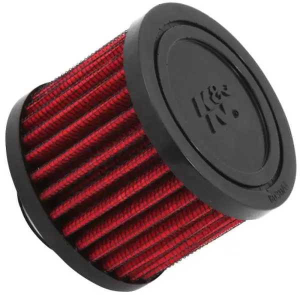 K&N 1 inch ID 3 inch OD 2.375 inch H Rubber Base Crankcase Vent Filter image 2