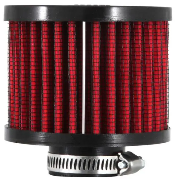K&N 1 inch ID 3 inch OD 2.375 inch H Rubber Base Crankcase Vent Filter image 12