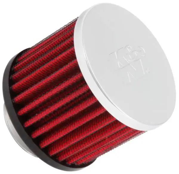 K&N 1.375 inch ID 3 inch OD 2.5 inch H Clamp On Crankcase Vent Filter image 2