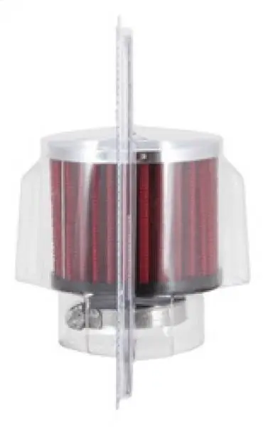 K&N 1.375 inch ID 3 inch OD 2.5 inch H Clamp On Crankcase Vent Filter image 10