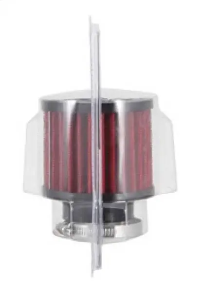 K&N 1.5in Flange ID x 3in OD x 2.5in H Rubber Base Crankcase Vent Filter image 10