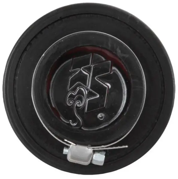K&N 1.5in Flange ID x 3in OD x 2.5in H Chrome Finish Rubber Base Crankcase Vent Filter image 3