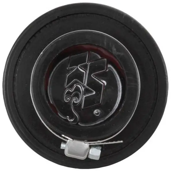 K&N 1.5in Flange ID x 3in OD x 2.5in H Chrome Finish Rubber Base Crankcase Vent Filter image 6