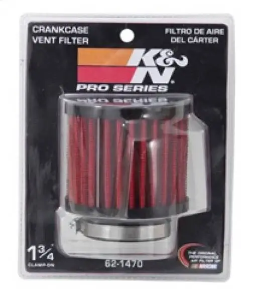 K&N 1.75 inch Vent 3 inch D 2.5 inch H Air Filter - Rubber Top image 9