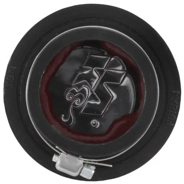 K&N 1.75in Flange ID x 3in OD x 2.5in H Chrome Finish Rubber Base Crankcase Vent Filter image 3
