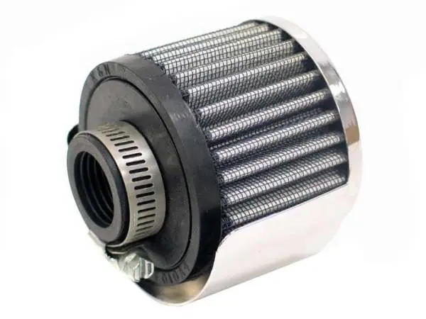 K&N 1in Flange ID x 3in OD x 2.5in Height Clamp On Crankcase Vent Filter image 4