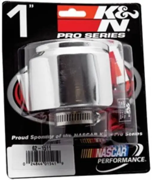 K&N 1in Flange ID x 3in OD x 2.5in Height Clamp On Crankcase Vent Filter image 6