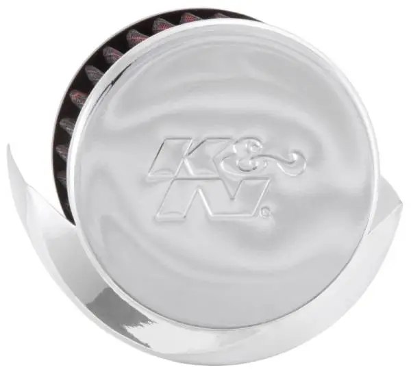 K&N 1.375in Flange ID x 3in OD x 2.5in Height Clamp On Crankcase Vent Filter image 9