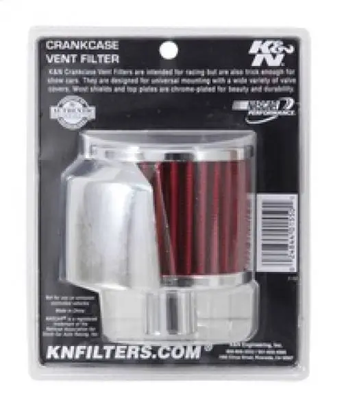 K&N 1.00in Flange ID x 3in OD x 2.5in Height Vent Filter image 8