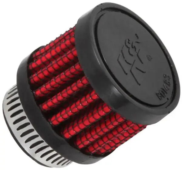 K&N 0.75 inch ID 1.375 inch OD 1.125 inch H Clamp On Crankcase Vent Filter thumbnail 2