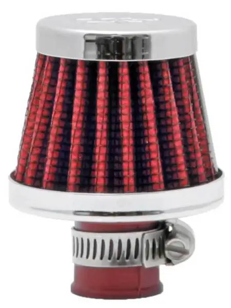 K&N 2in Base OD x .375in Flange ID x 1.75in H Rubber Base Crankcase Vent Filter image 5
