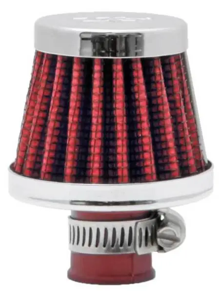 K&N 2in Base OD x .375in Flange ID x 1.75in H Rubber Base Crankcase Vent Filter image 13