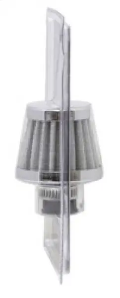 K&N 2in Base OD x .375in Flange ID x 1.75in H Rubber Base Crankcase Vent Filter - White image 11
