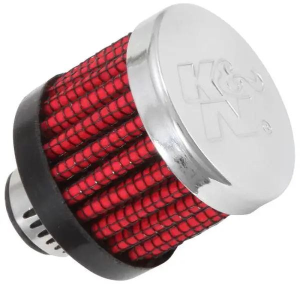 K&N .315/.431 Flange 1 3/8 inch OD 1.5 inch H Clamp On Crankcase Vent Filter image 2