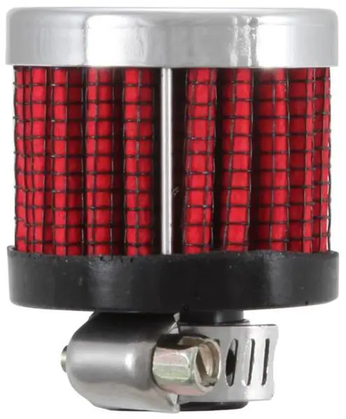 K&N .315/.431 Flange 1 3/8 inch OD 1.5 inch H Clamp On Crankcase Vent Filter image 12