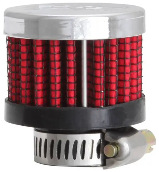 K&N Rubber Base Crankcase Vent Filter - 0.55in Flange ID 1.375in OD 1.125in Height image 8