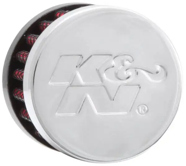 K&N Rubber Base Crankcase Vent Filter - 0.55in Flange ID 1.375in OD 1.125in Height image 9