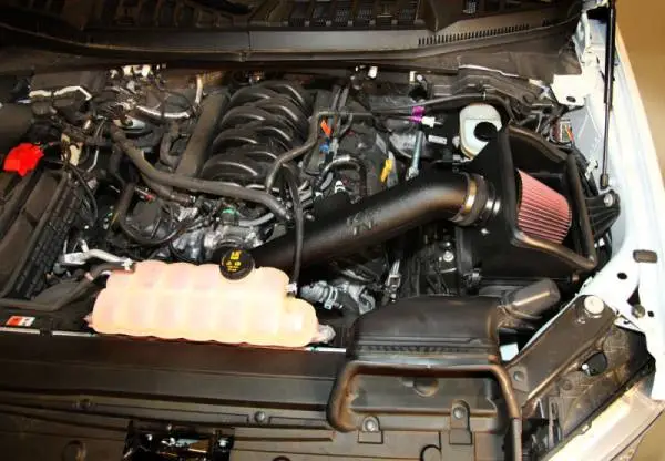 K&N 15-16 Ford F150 V8-5.0L AirCharger Performance Intake Kit thumbnail 12