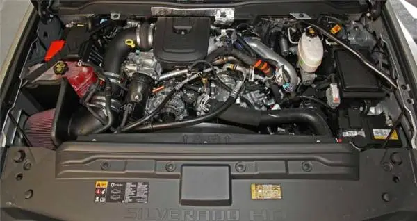 K&N 15 GMC Sierra 2500/3500HD 6.6L V8 AirCharger Performance Intake thumbnail 2