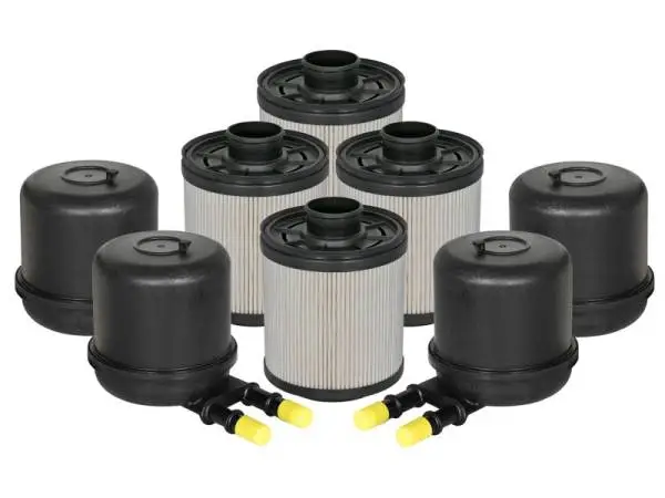 aFe Pro GUARD D2 Fuel Filter 11-17 Ford Diesel Trucks V8 6.7L (td) (4 Pack)