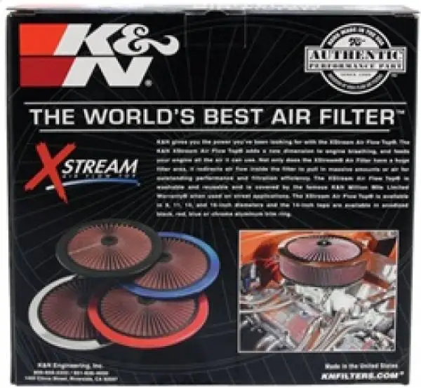 K&N X-Stream Top Round Lid 9 inch Outside Diameter image 5