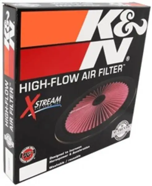 K&N X-Stream Top Filter X-Stream 14 inch OD Chrome image 4