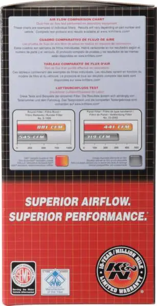 K&N X-Stream Top Filter - Red - Size 9in - 5.125in Neck Flange / 2.75in Height image 7